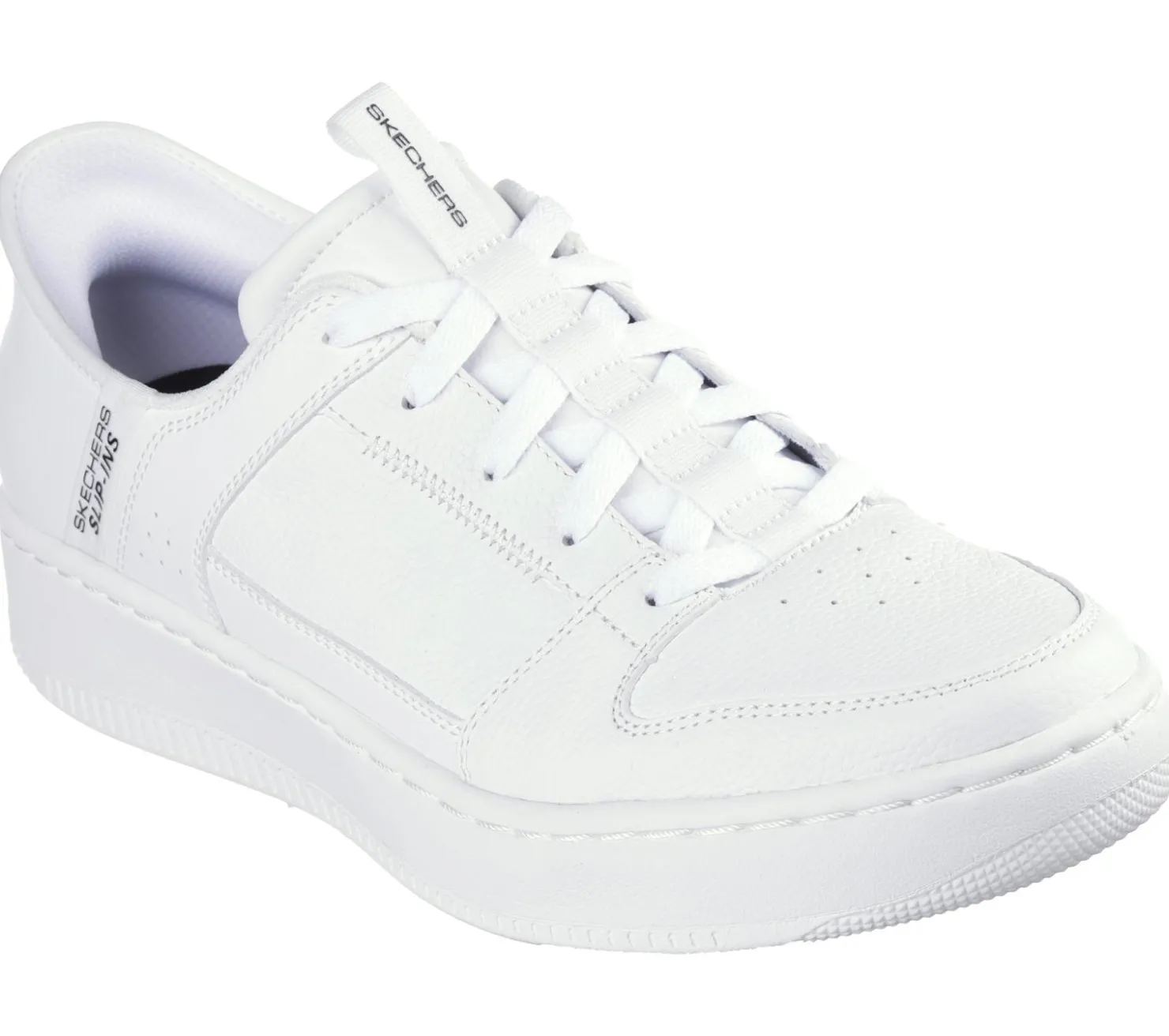 Hands Free Slip-Ins|Casual Sneakers<SKECHERS Slip-ins: Sport Court 92 - Distown WHITE