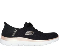 Hands Free Slip-Ins|Athletic Sneakers<SKECHERS Slip-ins: Summits - Night Chic BLACK / ROSE GOLD