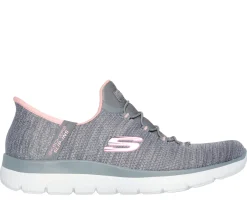 Athletic Sneakers<SKECHERS Slip-ins: Summits - Everyday Set GRAY / CORAL