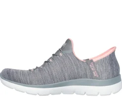 Athletic Sneakers<SKECHERS Slip-ins: Summits - Everyday Set GRAY / CORAL