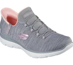 Athletic Sneakers<SKECHERS Slip-ins: Summits - Everyday Set GRAY / CORAL