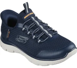 Hands Free Slip-Ins|Athletic Shoes & Sneakers<SKECHERS Slip-ins: Summits - High Range NAVY / ORANGE