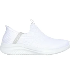 Hands Free Slip-Ins|Athletic Sneakers<SKECHERS Slip-ins: Ultra Flex 3.0 - Cozy Streak WHITE
