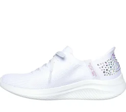 Hands Free Slip-Ins|Casual Sneakers<SKECHERS Slip-ins: Ultra Flex 3.0 - Shining Glitz WHITE
