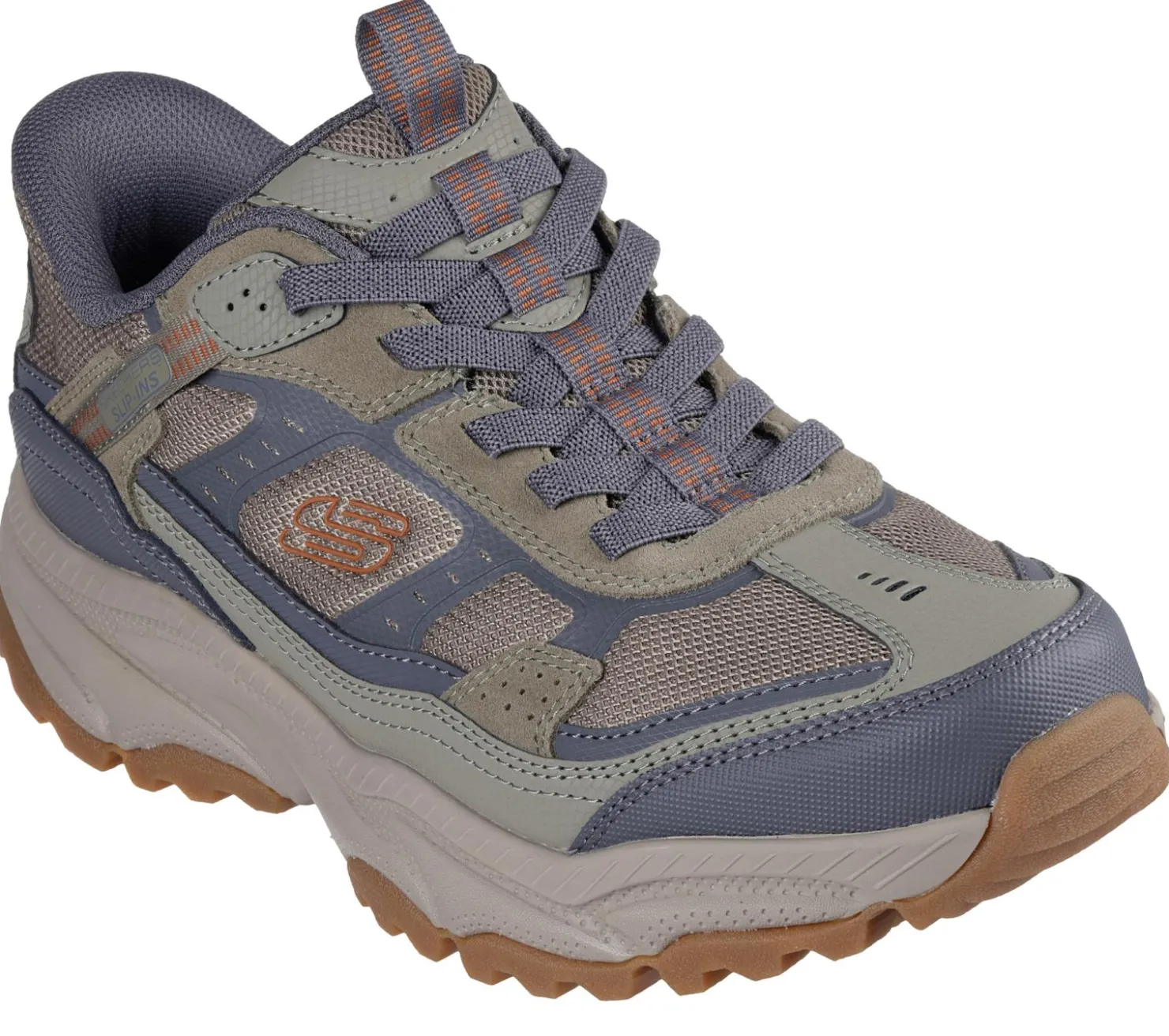 Hands Free Slip-Ins|Athletic Sneakers<SKECHERS Slip-ins: Vigor AT OLIVE / GRAY