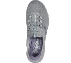 Hands Free Slip-Ins|Athletic Sneakers<SKECHERS Slip-ins Waterproof: Summits - Best Choice GRAY / AQUA