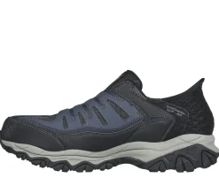 Work & Safety|Hands Free Slip-Ins<SKECHERS Slip-ins Work: Cankton - Faison NAVY / GRAY
