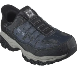 Work & Safety|Hands Free Slip-Ins<SKECHERS Slip-ins Work: Cankton - Faison NAVY / GRAY