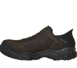 Work & Safety|Hands Free Slip-Ins<SKECHERS Slip-ins Work: Holdredge - Ryker BROWN