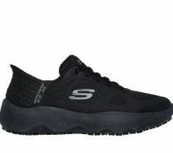 Work & Safety|Hands Free Slip-Ins<SKECHERS Slip-ins Work Slip-Resistant: Massage Step SR - Griela BLACK