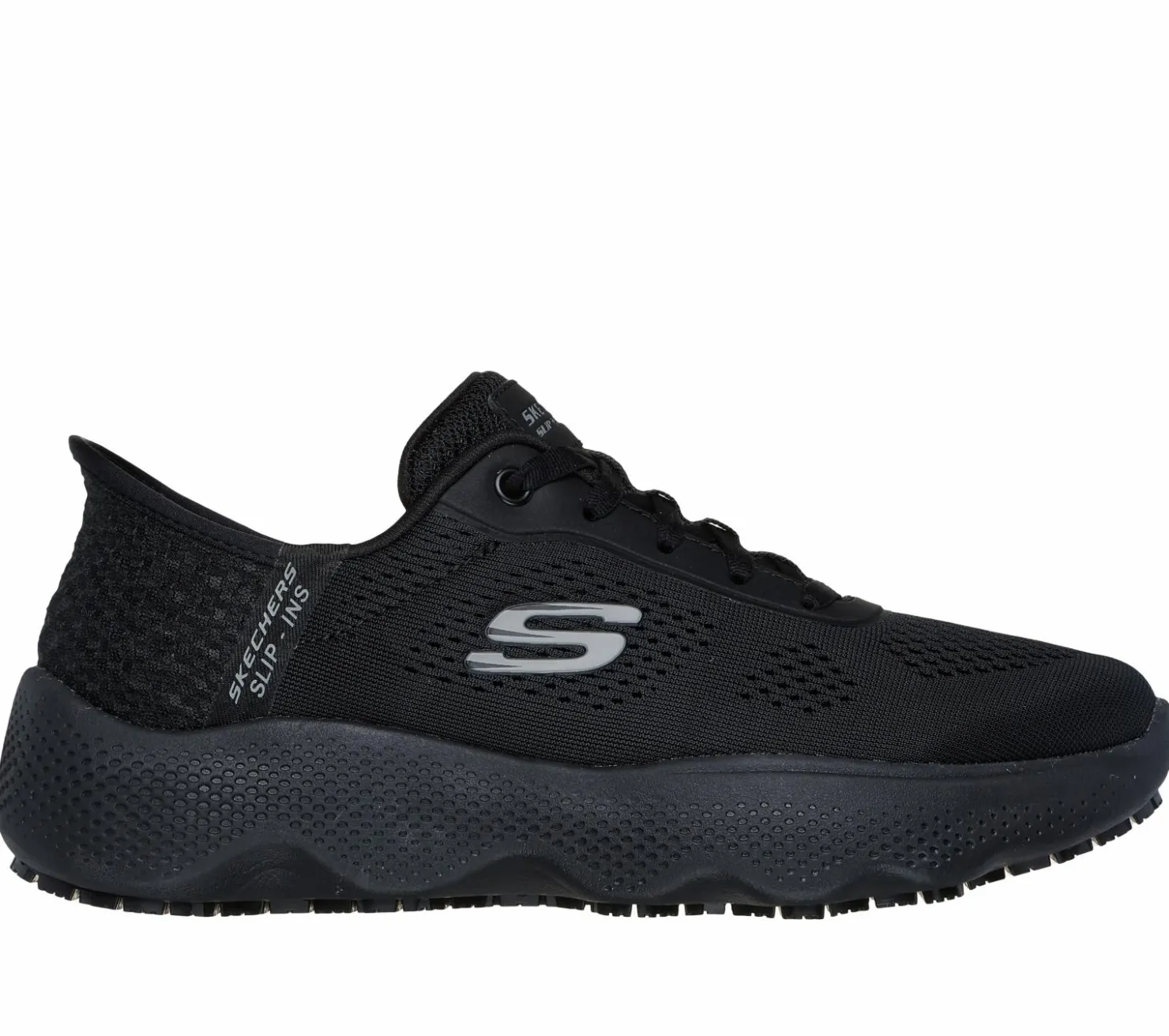 Work & Safety|Hands Free Slip-Ins<SKECHERS Slip-ins Work Slip-Resistant: Massage Step SR - Griela BLACK