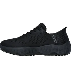 Work & Safety|Hands Free Slip-Ins<SKECHERS Slip-ins Work Slip-Resistant: Massage Step SR - Griela BLACK