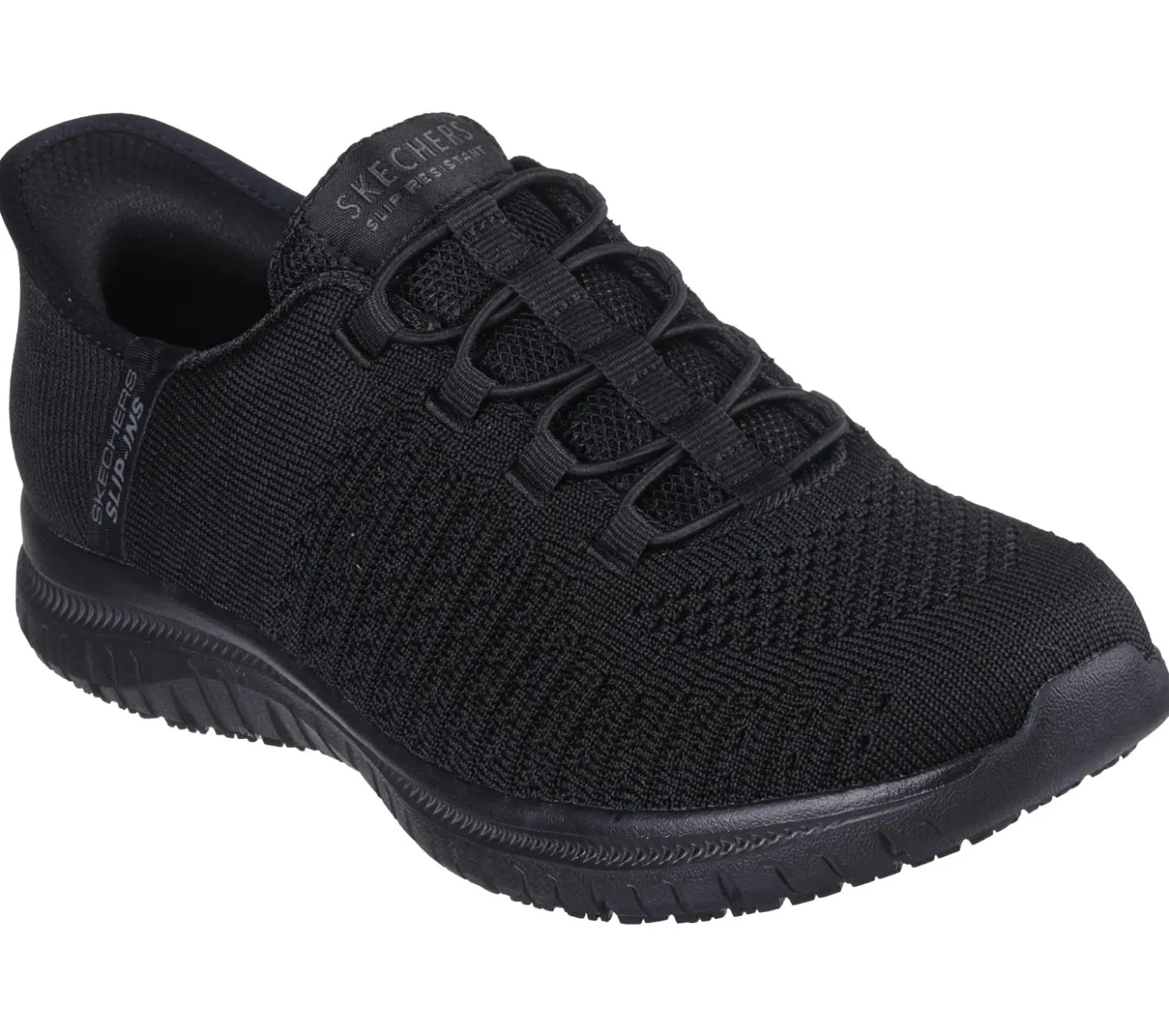 Work & Safety|Hands Free Slip-Ins<SKECHERS Slip-ins Work Slip-Resistant: Virtue - Valsea BLACK