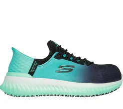 Work & Safety|Hands Free Slip-Ins<SKECHERS Slip-ins Work: Tilido - Ombray BLACK / TEAL