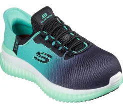 Work & Safety|Hands Free Slip-Ins<SKECHERS Slip-ins Work: Tilido - Ombray BLACK / TEAL