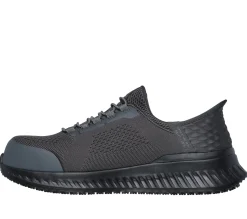 Work & Safety|Hands Free Slip-Ins<SKECHERS Slip-ins Work: Tilido - Troxin ESD CHARCOAL/BLACK