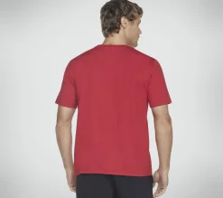 Tops|Tops<SKECHERS University Tee RED / RED