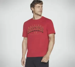 Tops|Tops<SKECHERS University Tee RED / RED