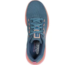 Athletic Sneakers|Lace Up<SKECHERS Vapor Foam - Summer Journey TEAL / MULTI
