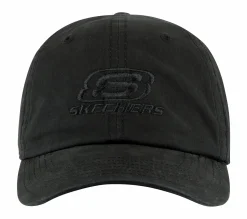 Hats|Hats<SKECHERS Washed Dad Hat BLACK