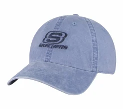 Hats|Accessories<SKECHERS Washed Dad Hat BLUE
