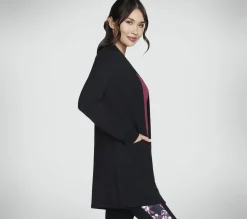 Tops|Tops<SKECHERS Skechluxe Renew Cardigan BLACK