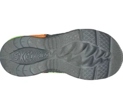 Light-Up|Athletic Shoes & Sneakers<SKECHERS Skech-O-Saurus - Dino-Lights BLACK / ORANGE