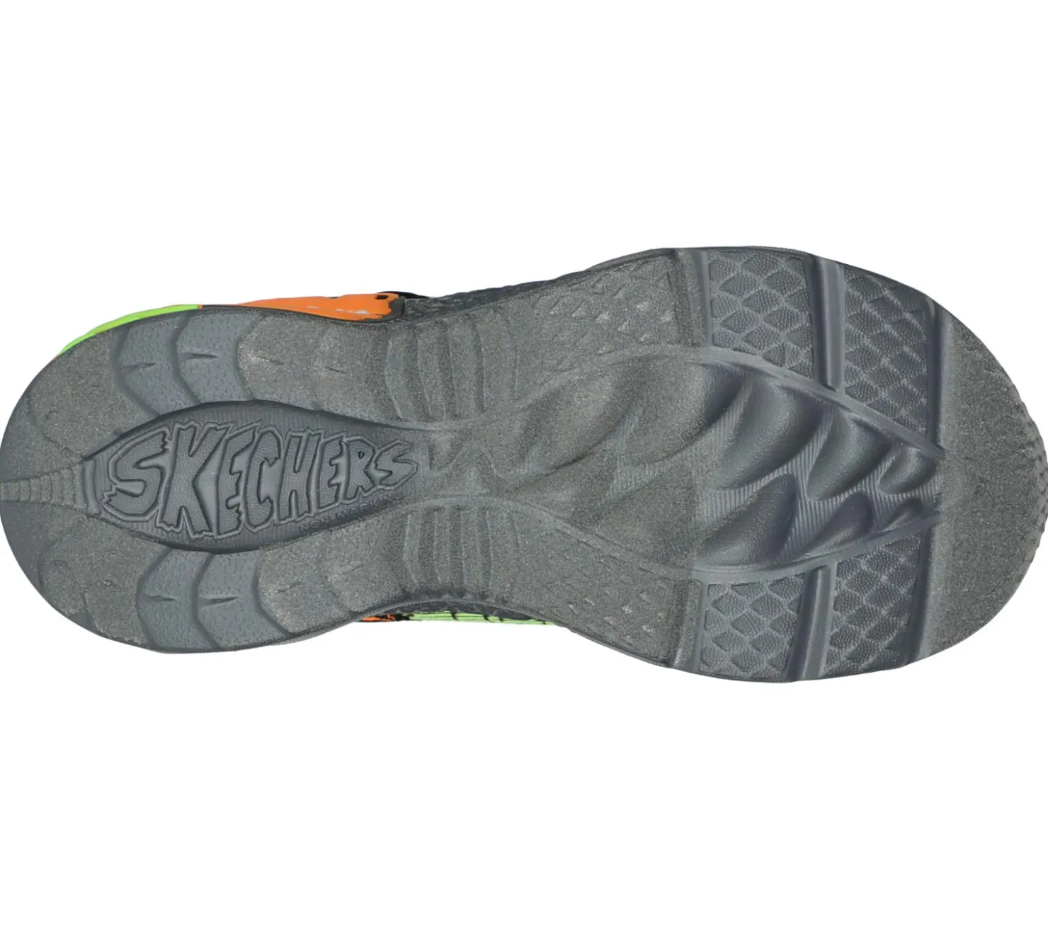 Light-Up|Athletic Shoes & Sneakers<SKECHERS Skech-O-Saurus - Dino-Lights BLACK / ORANGE