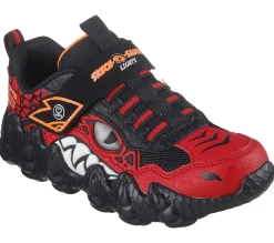 Light-Up|Athletic Shoes & Sneakers<SKECHERS Skech-O-Saurus - Rapid-Dino RED / BLACK