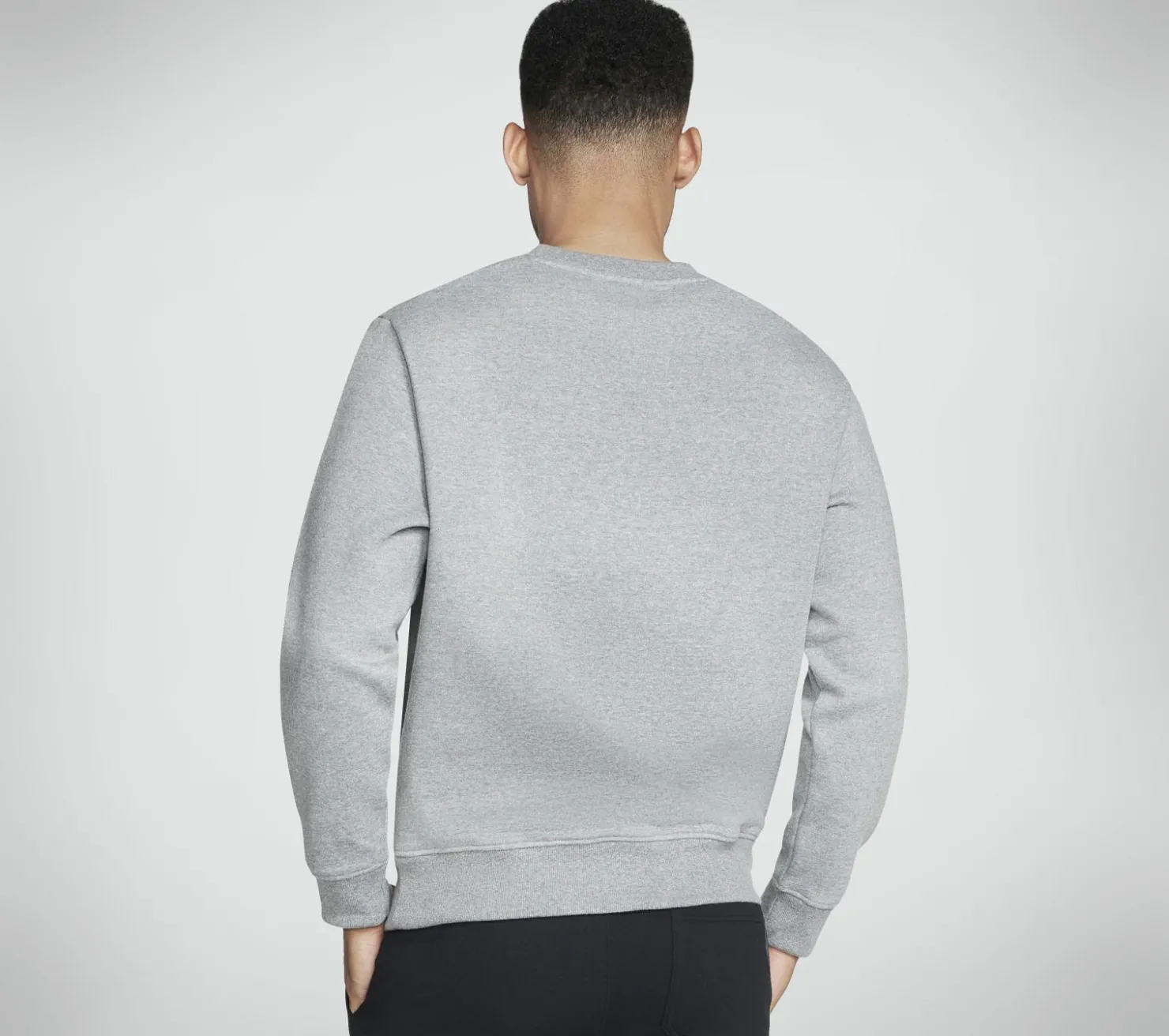 Tops|Tops<SKECHERS Skech-Sweats LA Crew LIGHT GRAY