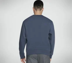 Tops|Tops<SKECHERS Skech-Sweats NY Crew CHARCOAL / NAVY