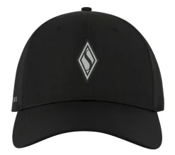 Hats|Accessories<SKECHERS SKECHWEAVE Diamond Snapback Hat BLACK