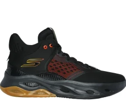 Lace Up|Athletic Sneakers<SKECHERS SKX FLOAT BLACK / ORANGE