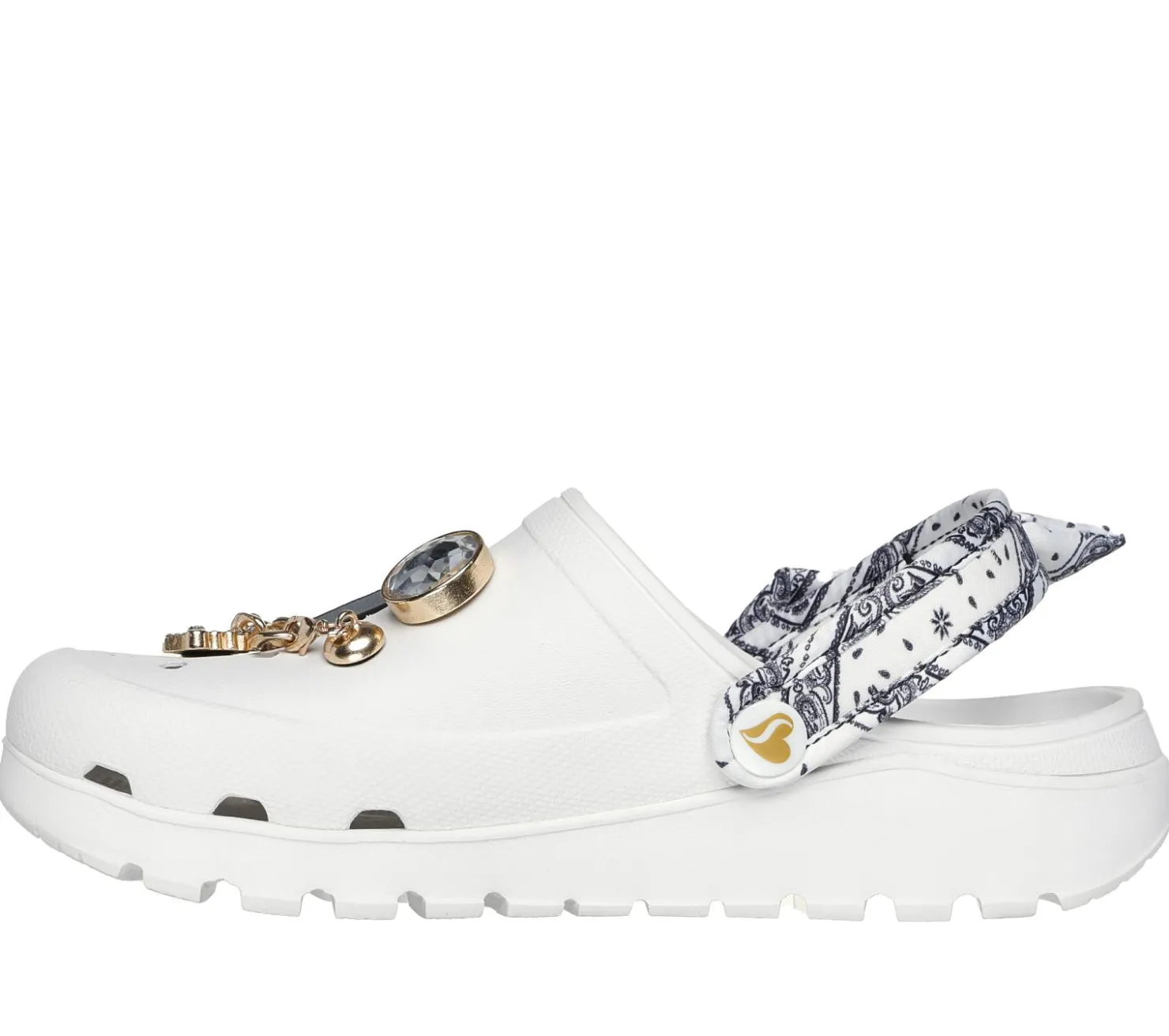 Slip-Ons<SKECHERS Snoop Dogg: Arch Fit Footsteps - Rolling Glitz WHITE