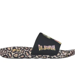 Sandals<SKECHERS Snoop Dogg: Hyper Slide - Dr. Bombay LEOPARD