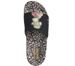 Sandals<SKECHERS Snoop Dogg: Hyper Slide - Dr. Bombay LEOPARD