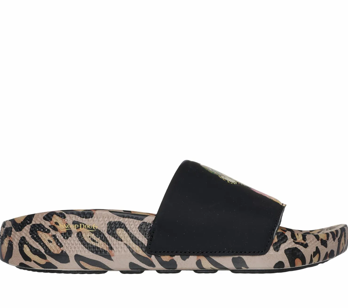 Sandals<SKECHERS Snoop Dogg: Low Slider - Bombay Slide LEOPARD