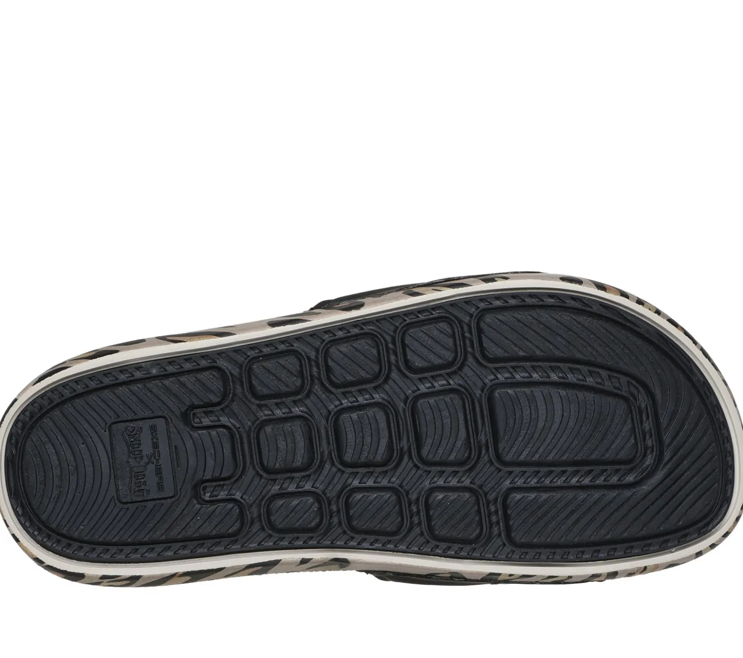 Sandals<SKECHERS Snoop Dogg: Low Slider - Bombay Slide LEOPARD