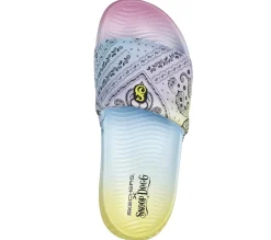 Sandals<SKECHERS Snoop Dogg: Low Slider - G-Slide PURPLE / MULTI
