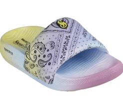 Sandals<SKECHERS Snoop Dogg: Low Slider - G-Slide PURPLE / MULTI