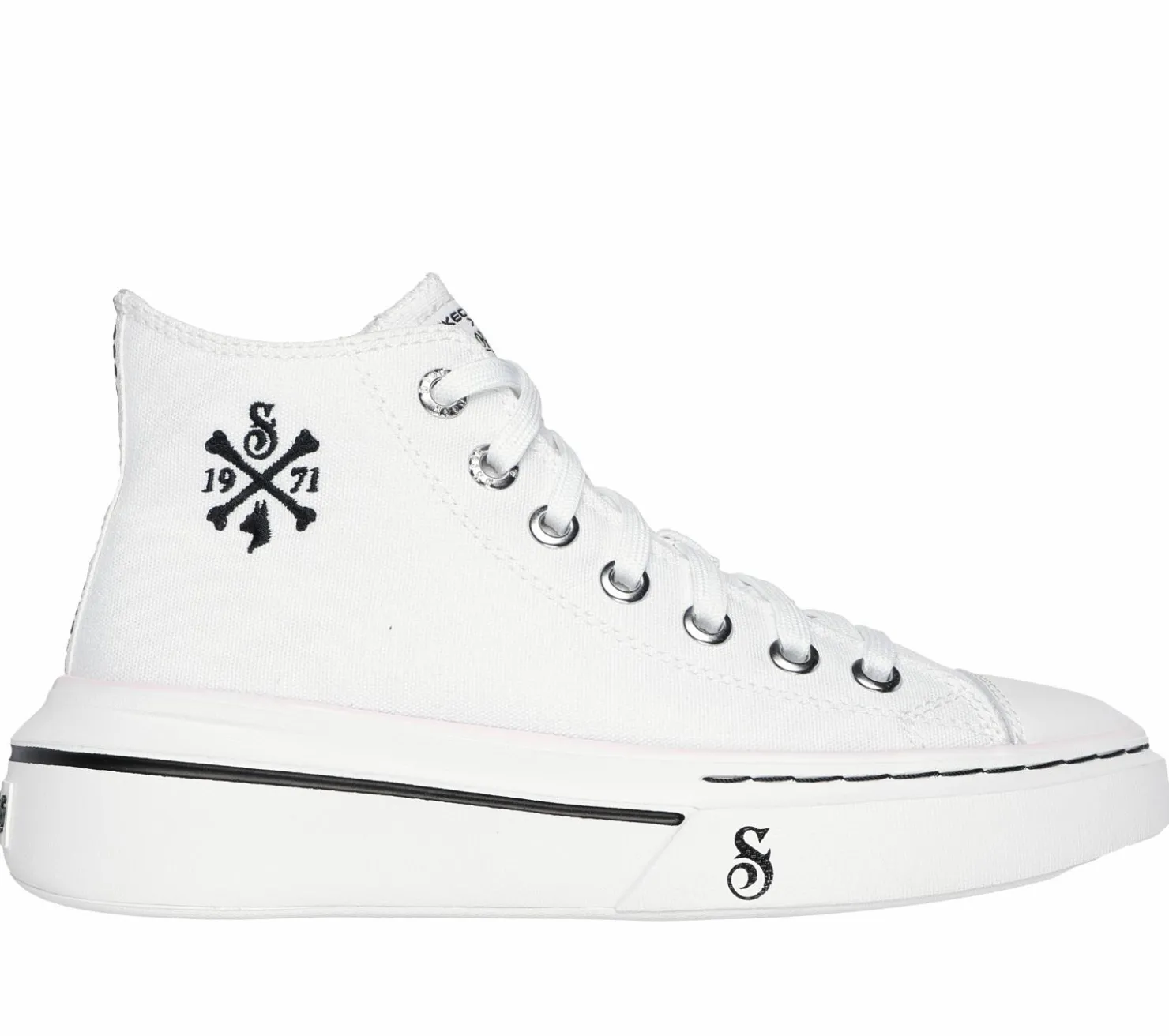 Lace Up|Canvas Shoes<SKECHERS Snoop Dogg: Snoop One - Doggy Bonez WHITE