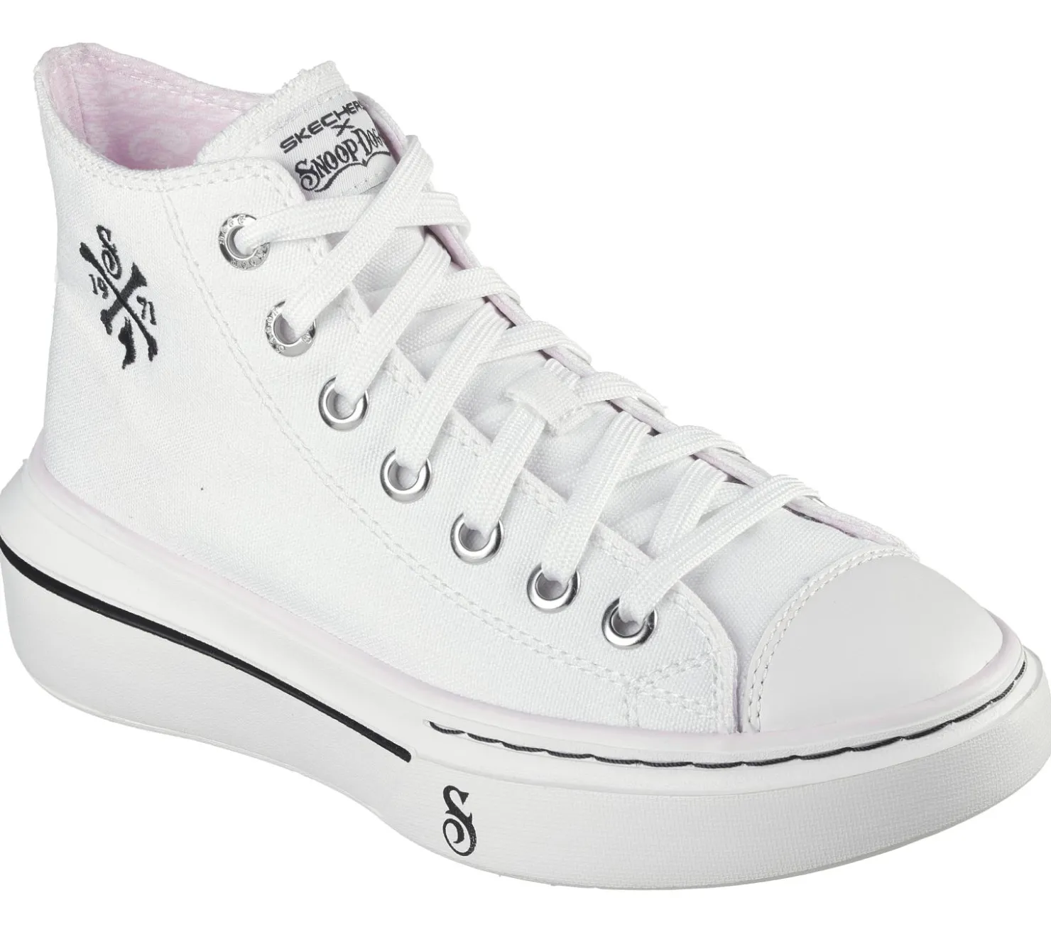 Lace Up|Canvas Shoes<SKECHERS Snoop Dogg: Snoop One - Doggy Bonez WHITE