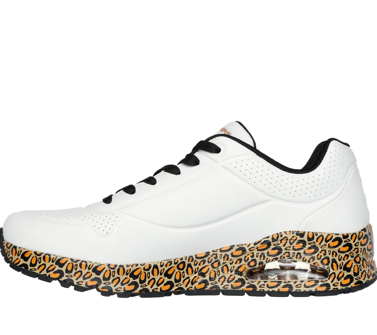 Lace Up|Casual Sneakers<SKECHERS Snoop Dogg: Uno - Dr. Bombay WHITE / LEOPARD