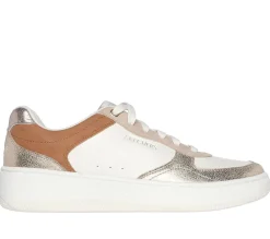 Lace Up<SKECHERS Sport Court 2.0 - Pretty Factor NATURAL / MULTI