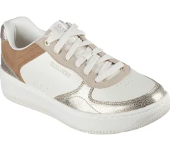 Lace Up<SKECHERS Sport Court 2.0 - Pretty Factor NATURAL / MULTI