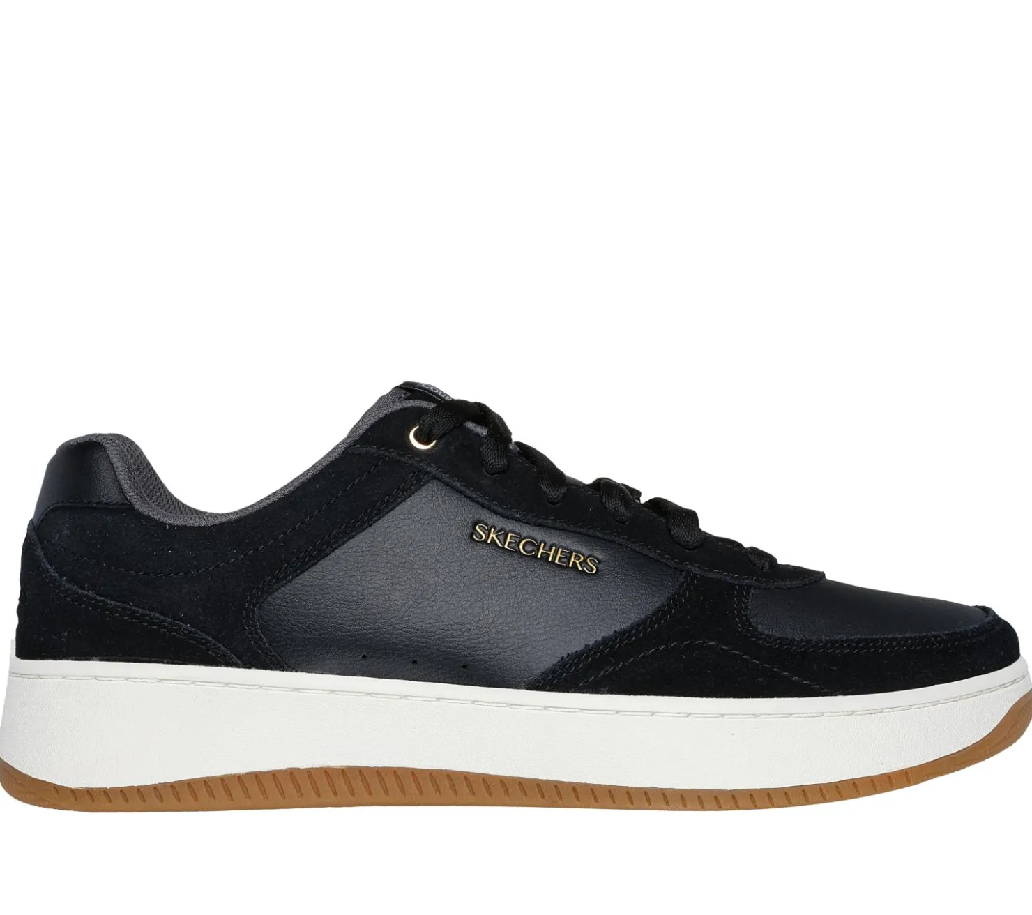 Lace Up|Casual Sneakers<SKECHERS Sport Court 2.0 - Yaros BLACK / NATURAL
