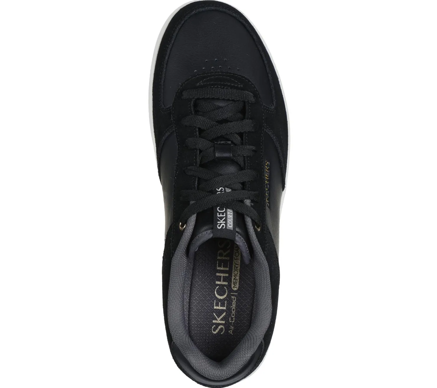 Lace Up|Casual Sneakers<SKECHERS Sport Court 2.0 - Yaros BLACK / NATURAL