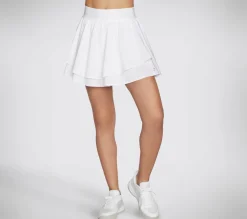 Bottoms|Bottoms<SKECHERS Sport Court Layered Skort WHITE