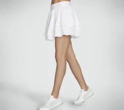 Bottoms|Bottoms<SKECHERS Sport Court Layered Skort WHITE