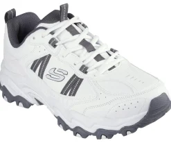Lace Up|Athletic Sneakers<SKECHERS Stamina AT - Premium Stitch WHITE / GRAY